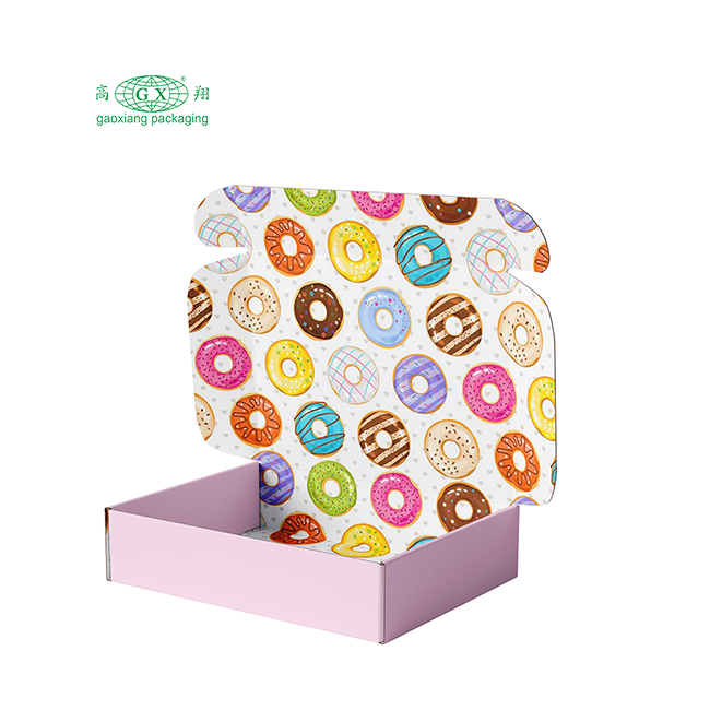 Confezione di ciambelle da forno personalizzate per scatole postali personalizzate all'ingrosso a buon mercato