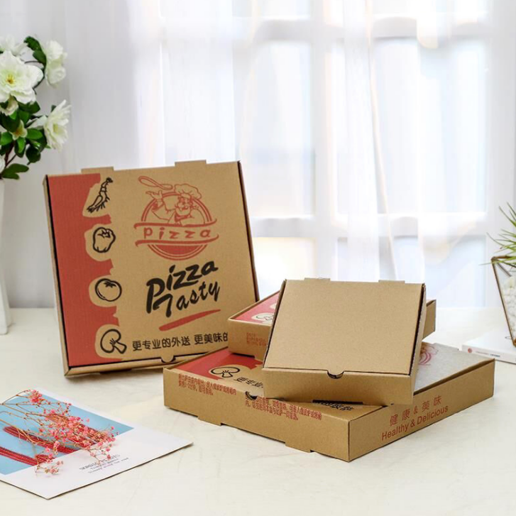 Scatola per imballaggio per pizza personalizzata all'ingrosso 6 8 10 12 14 Scatola per pizza da 18 pollici