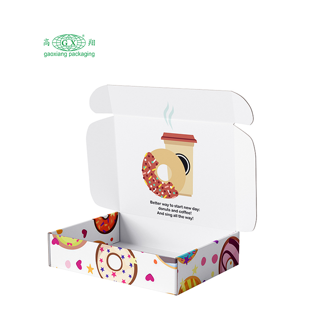 Scatole per imballaggio di biscotti con logo personalizzato Scatole per ciambelle di cartone per alimenti all'ingrosso Scatole personalizzate