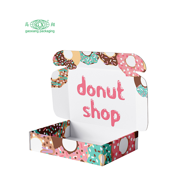 Confezione di ciambelle da forno personalizzate per scatole postali personalizzate all'ingrosso a buon mercato