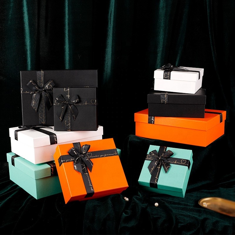Scatole regalo confezione regalo all'ingrosso scatola di colori personalizzata confezione in cartone
