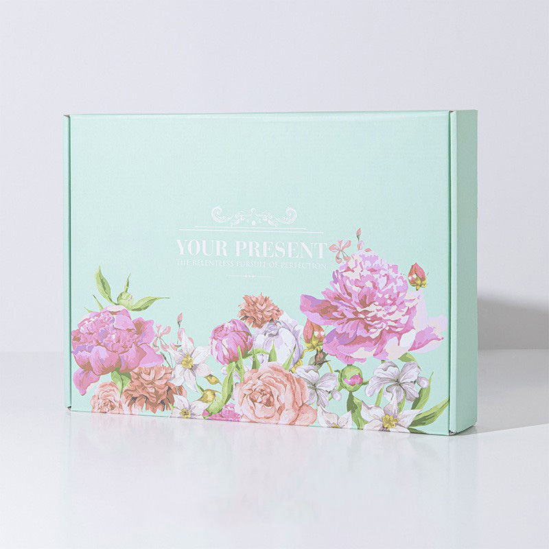 Scatola per abbigliamento cosmetica in cartone riciclabile all'ingrosso confezione regalo in carta rosa personalizzata con logo