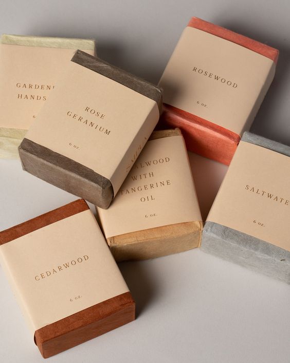 Confezione regalo di sapone con logo stampato personalizzato scatole di carta kraft per imballaggio in cartone ecologico con finestra