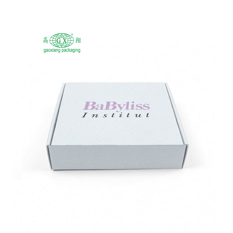 Scatola di carta kraft ondulata regalo di lusso per trucco cosmetico per spedizione di posta e-commerce stampata personalizzata