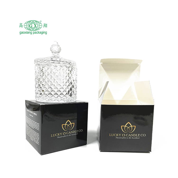 LOGO personalizzato stampato scatole di imballaggio per candele ecologiche realizzate in confezione regalo per candele