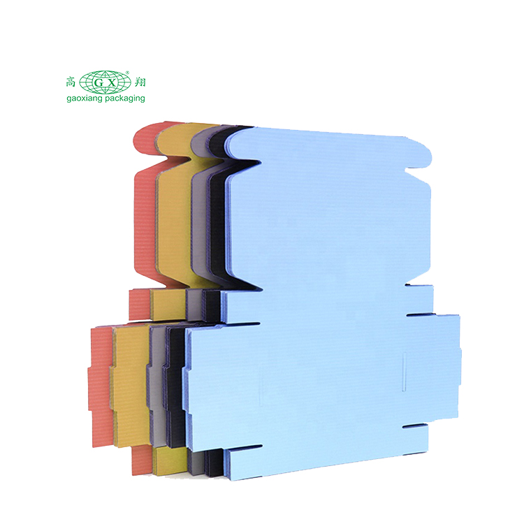 Confezione di parrucche e flauto stampate personalizzate scatola di spedizione ondulata per posta cosmetica in cartone di carta comune