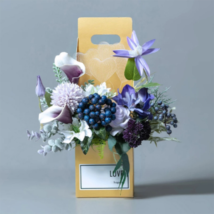 2022 Fiori personalizzati scatola regalo festa di nozze scatola di caramelle imballaggio borse scatole di cartone impermeabili