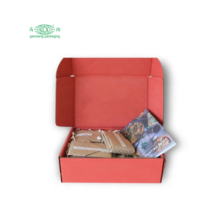 Scatola di carta ondulata con logo personalizzato all'ingrosso scatola di imballaggio cosmetica pieghevole scatola postale di spedizione