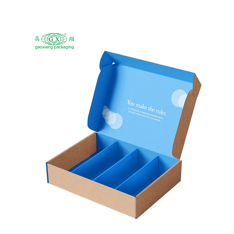 Spedizione e-commerce stampata personalizzata, trucco cosmetico, confezione regalo, confezione di abbigliamento, scatole di spedizione ondulate, logo personalizzato, scatola pr