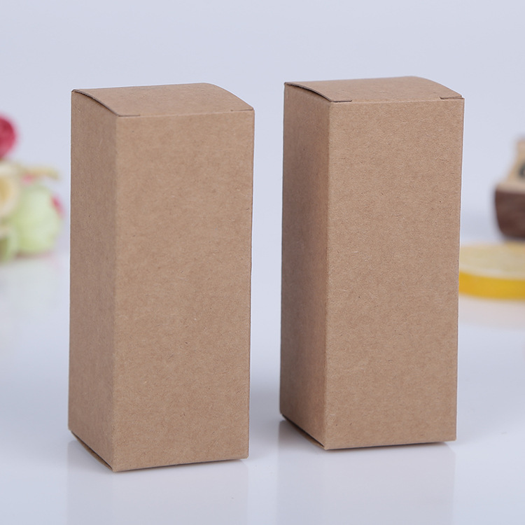 Scatola di imballaggio cosmetico all'ingrosso design personalizzato scatola di bottiglia di olio essenziale scatola di carta kraft