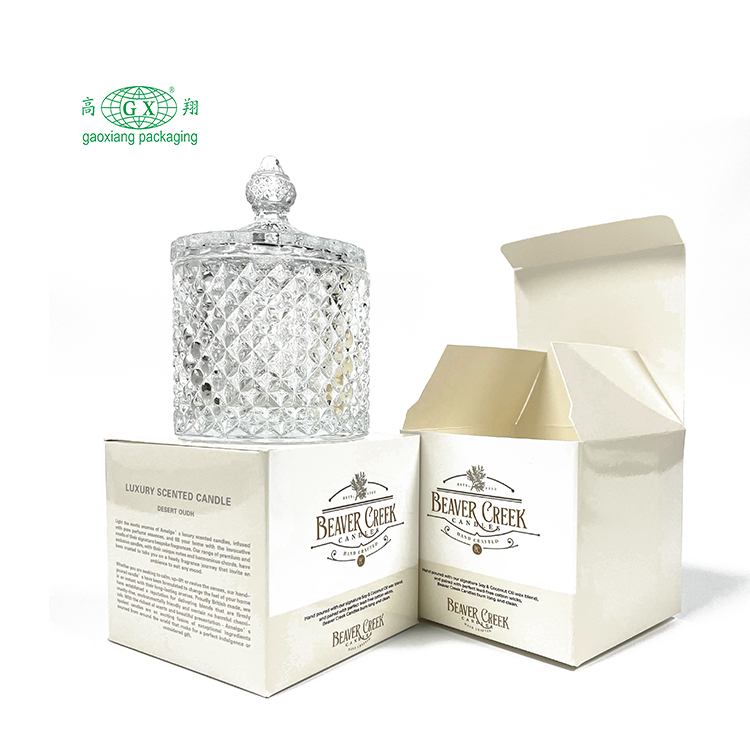 LOGO personalizzato stampato scatole di imballaggio per candele ecologiche realizzate in confezione regalo per candele
