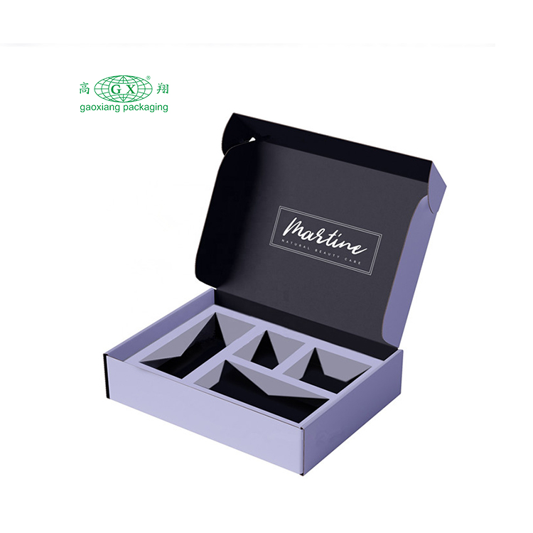 Spedizione e-commerce stampata personalizzata, trucco cosmetico, confezione regalo, confezione di abbigliamento, scatole di spedizione ondulate, logo personalizzato, scatola pr