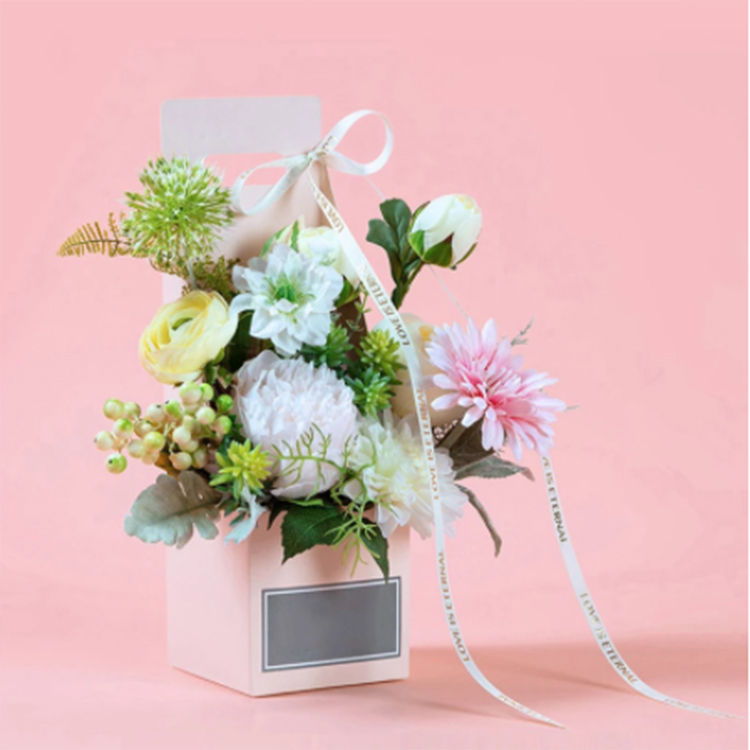Fiori personalizzati scatola regalo festa di nozze scatola di caramelle imballaggio borse scatole di cartone impermeabili