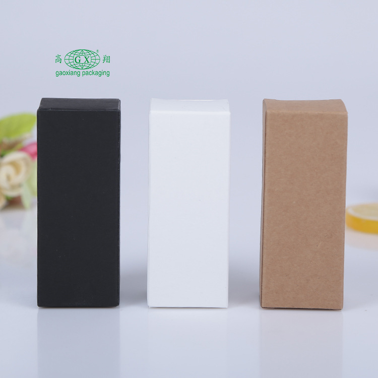 Scatola di imballaggio cosmetico all'ingrosso design personalizzato scatola di bottiglia di olio essenziale scatola di carta kraft