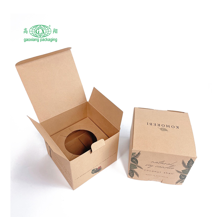 LOGO personalizzato stampato scatole di imballaggio per candele ecologiche realizzate in confezione regalo per candele