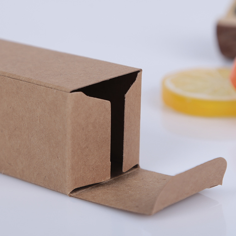 Scatola di imballaggio cosmetico all'ingrosso design personalizzato scatola di bottiglia di olio essenziale scatola di carta kraft