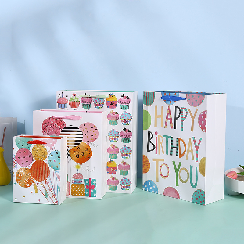 Stampa personalizzata tote bag shopping imballaggio regalo sacchetti di carta confezione scatola dei colori