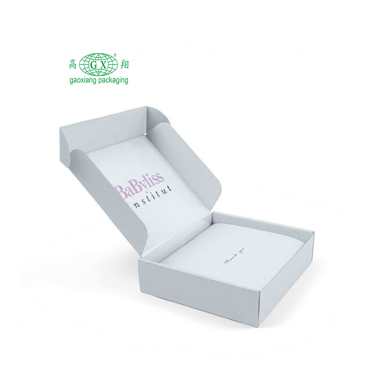 Logo personalizzato stampato mailing e-commerce spedizione trucco cosmetico confezione regalo di lusso scatola di cartone ondulato