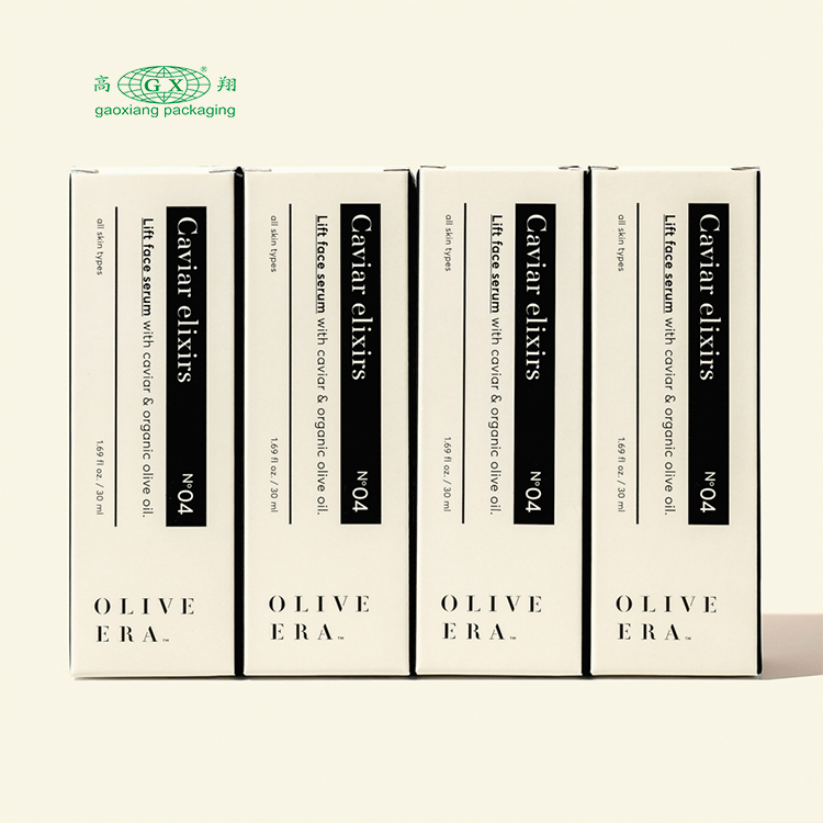 Scatola di imballaggio per set regalo di olio essenziale di vendita al dettaglio personalizzata