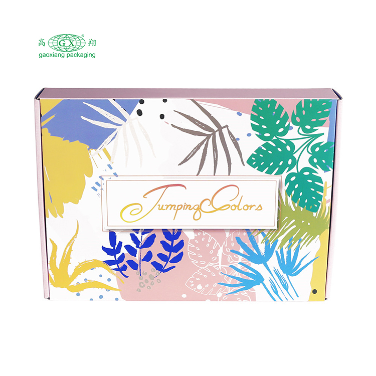 Scatola di imballaggio regalo di carta di lusso pieghevole personalizzata scarpe scatola di abbigliamento scatole personalizzate