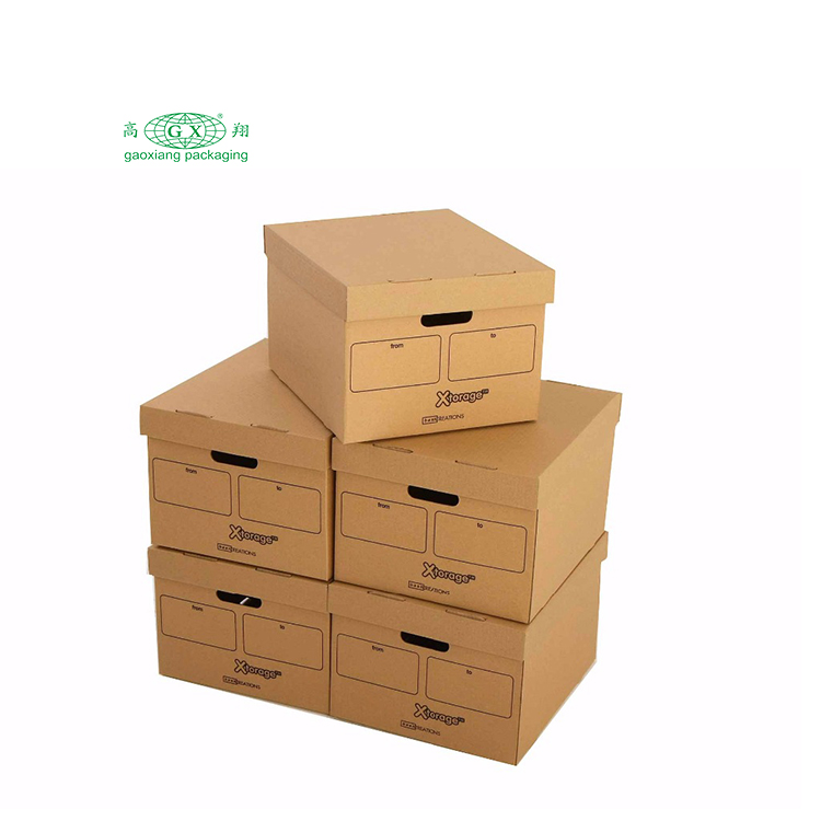Scatola per archivio in cartone ondulato di alta qualità per lo stoccaggio pesante