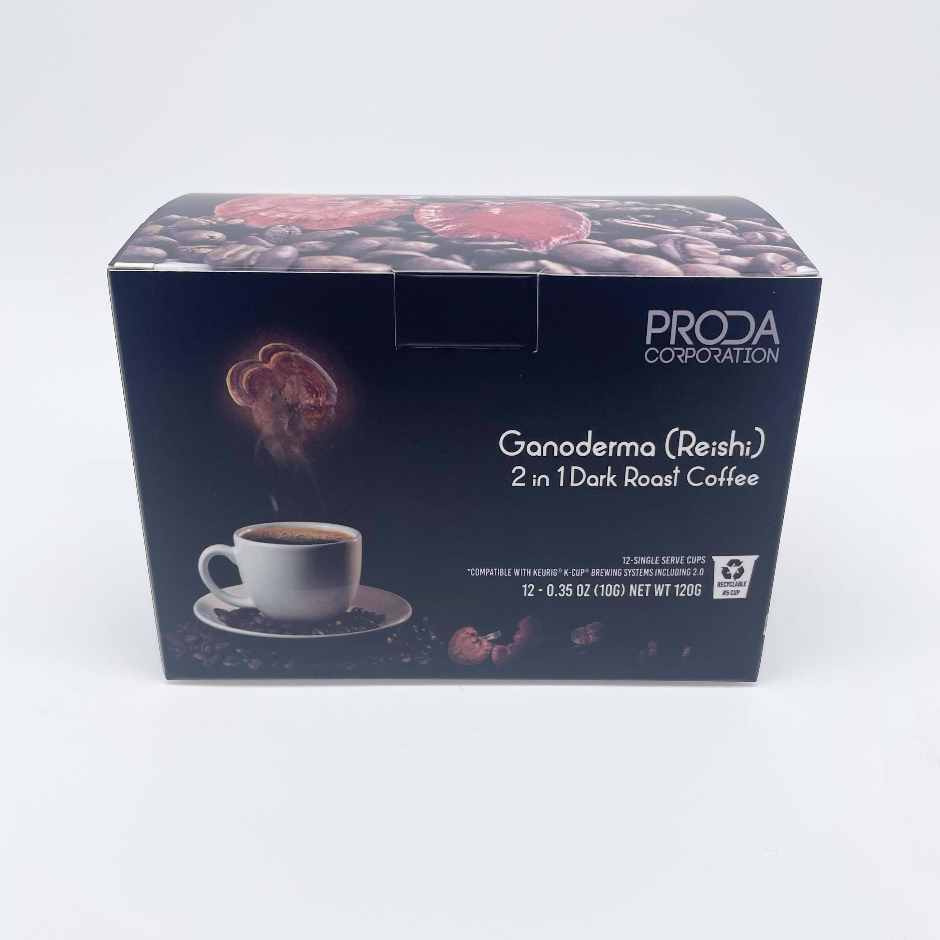 Scatola di imballaggio per capsule k-cup in cartone confezione da 12 pezzi keurig k cup box con personalizzazione