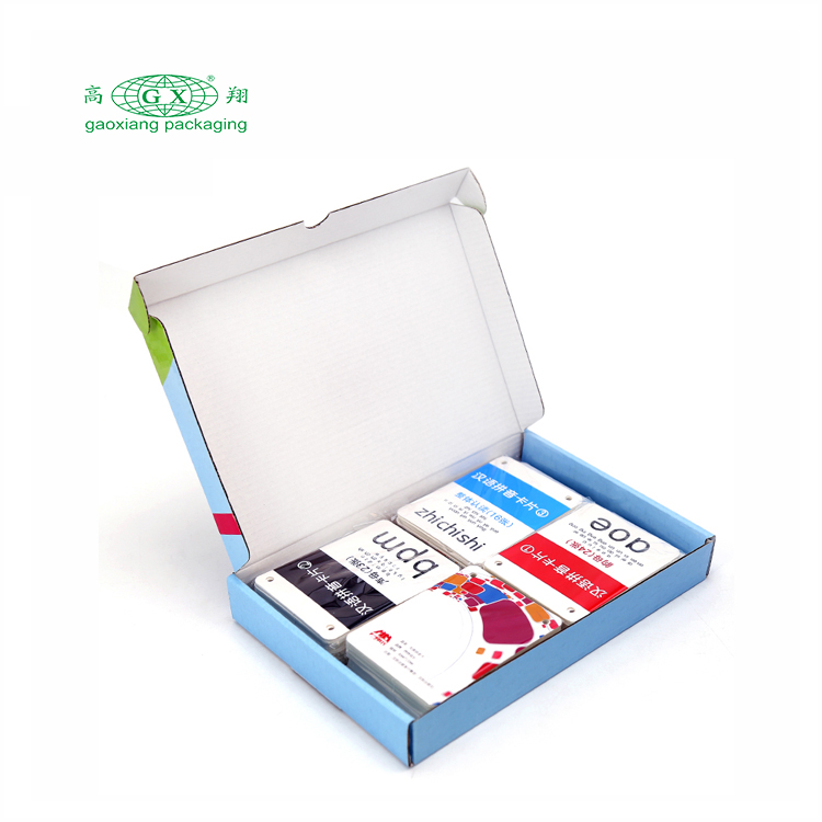 Logo personalizzato scatola postale di carta fantasia bambino abbigliamento libro giocattoli scatola di imballaggio ondulata scatola di finestra