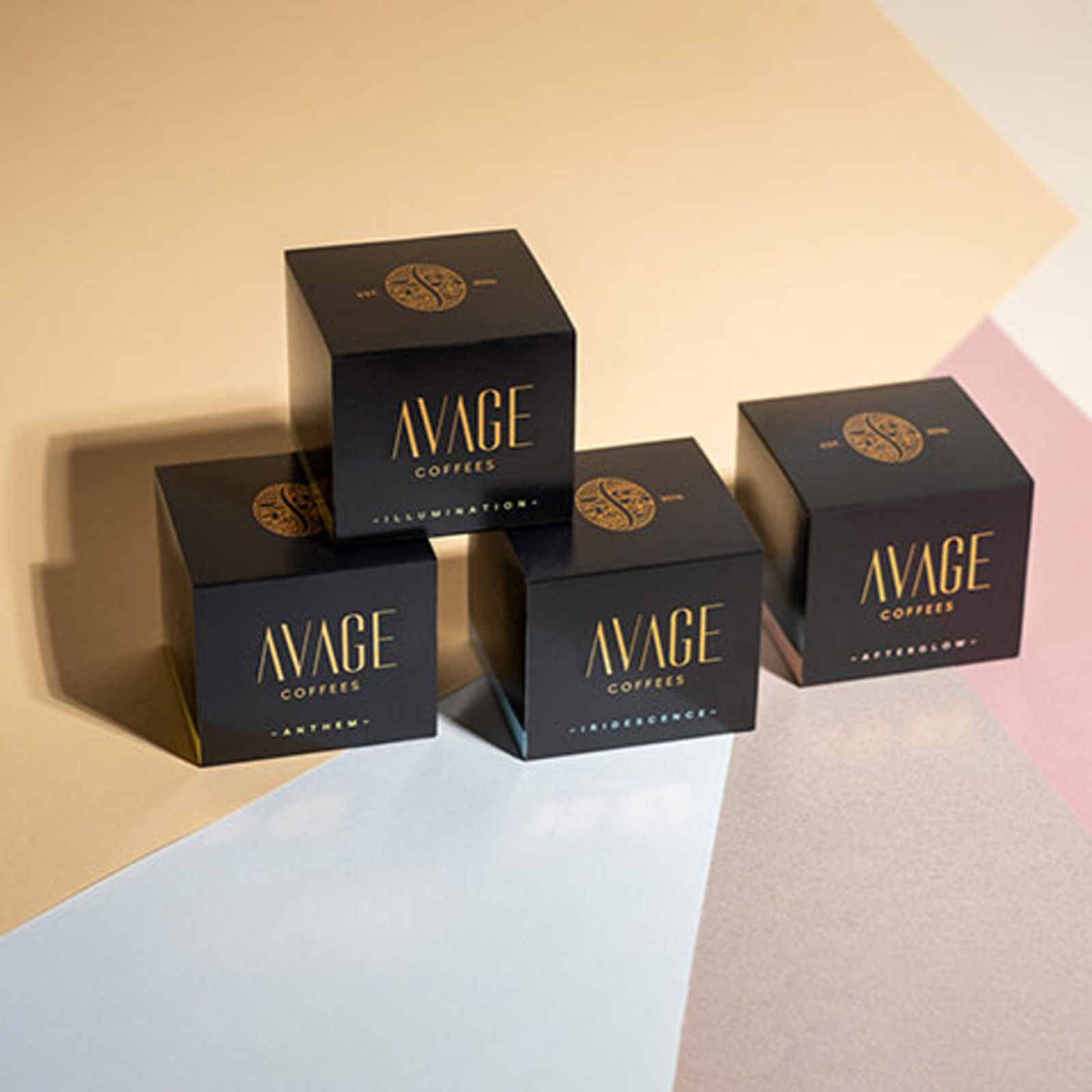 Commercio all'ingrosso di cartone personalizzato scatola di imballaggio di tè di caffè di lusso piccola bustina di tè confezione regalo cartone scatola di tè di carta