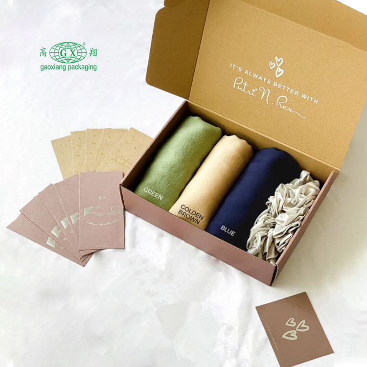 Confezione regalo personalizzata in chiffon con scialle sciarpe sciarpe personalizzate